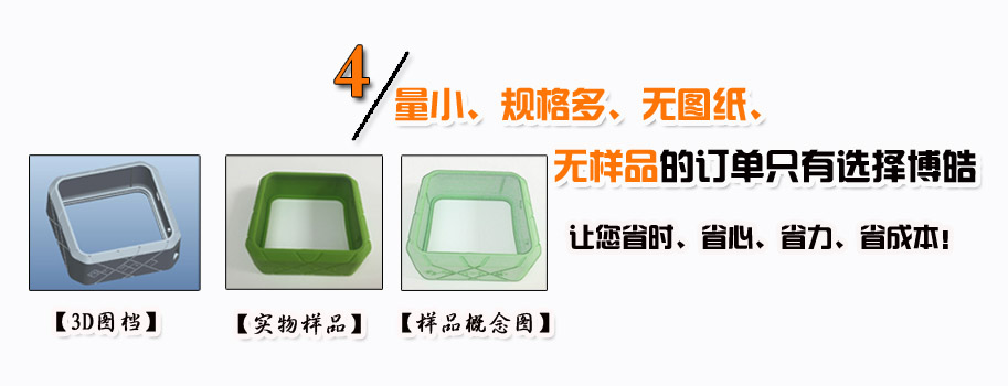 量小、規(guī)格多、無(wú)圖紙、無(wú)樣品的訂單只有選擇博皓。
